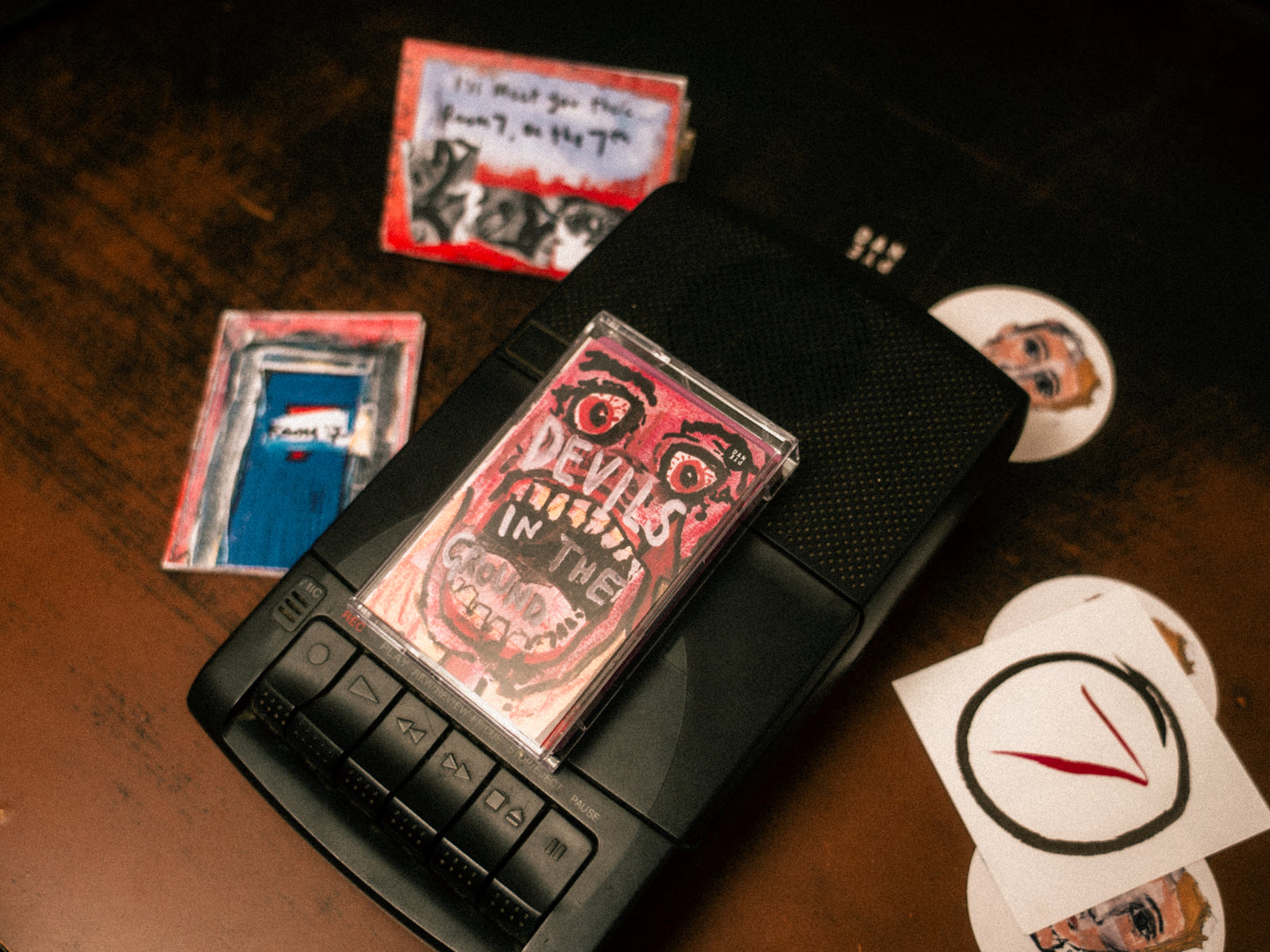 Devils In The Ground — Double A-Side Cassette + Mini Zine